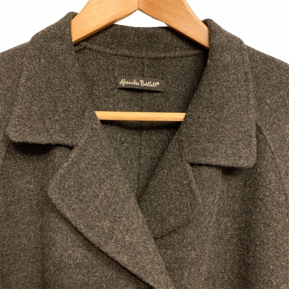 Alexandra Bartlett 100% Wool 3 Button Jacket EUC - Picture 4 of 9